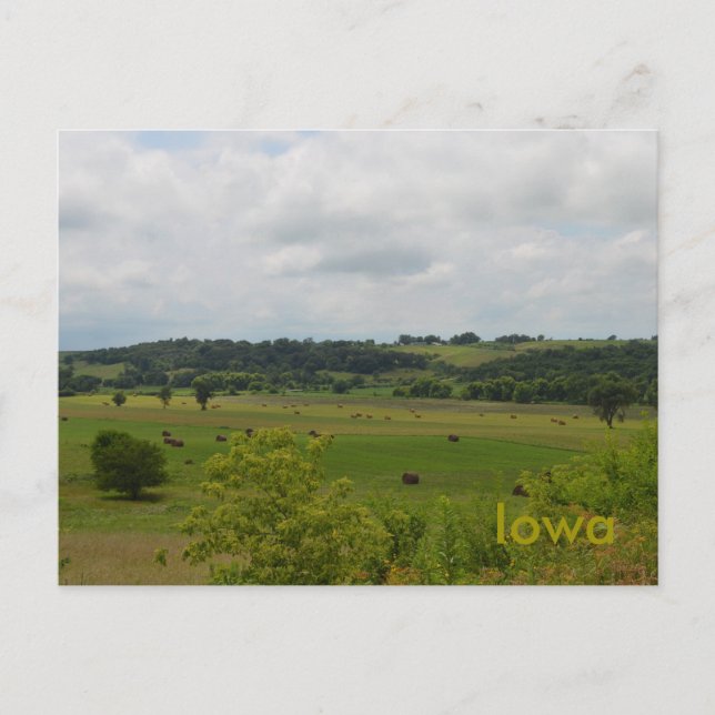 Iowa liggande vykort (Framsida)