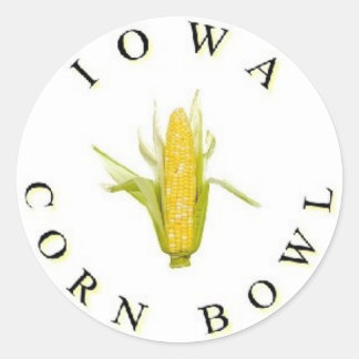 Iowa Maj Bowl Runt Klistermärke