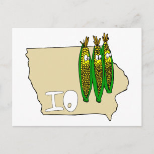 Iowa Maj Fält Vykort