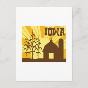Iowa Maj Farm Vykort