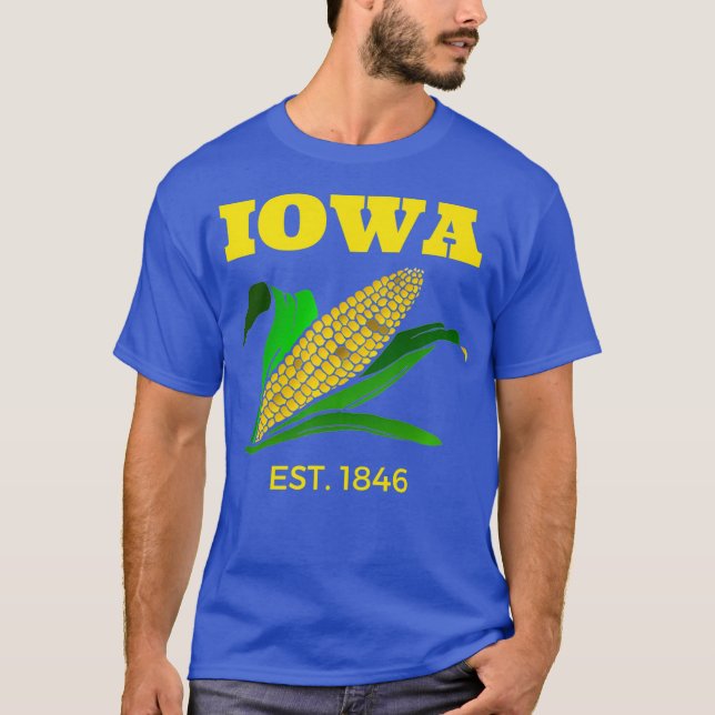 Iowa Maj Farming Premium T Shirt (Framsida)