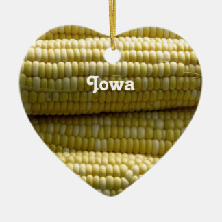 Iowa maj på coben julgransprydnad keramik
