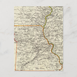Iowa, Missouri och Illinois Vykort