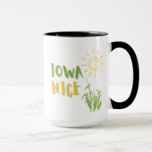 Iowa Nice Mugg för Midwesterner