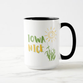 Iowa Nice Mugg för Midwesterner