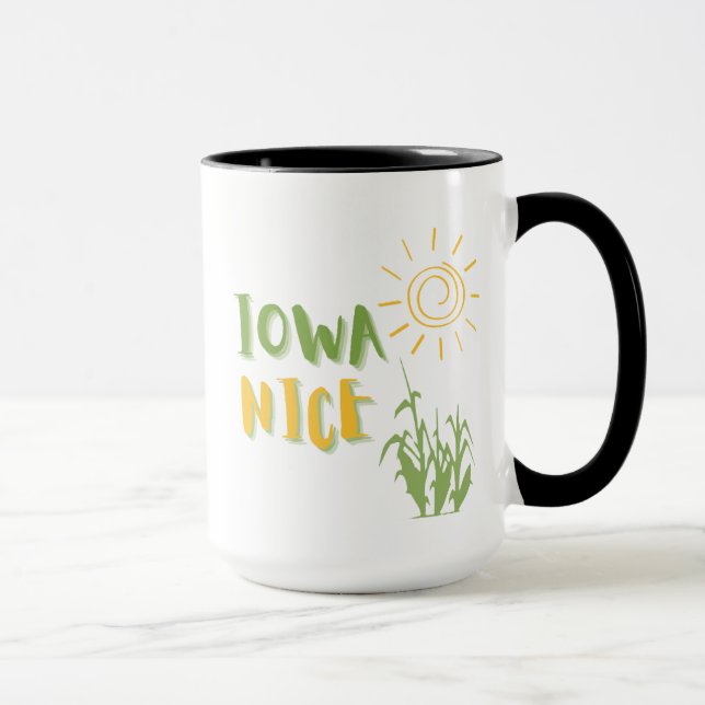 Iowa Nice Mugg för Midwesterner (Höger)