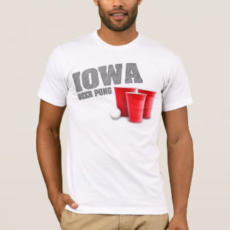 Iowa ölPong T-tröja T-shirt