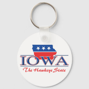 Iowa Patriotic Keychain Nyckelring