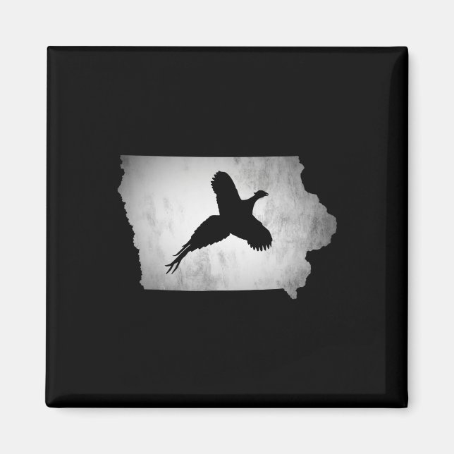Iowa Pheasant Hunting Magnet (Framsidan)