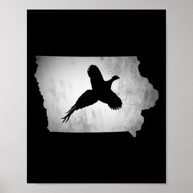 Iowa Pheasant Hunting Poster (Framsidan)