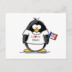Iowa Pingvin Vykort