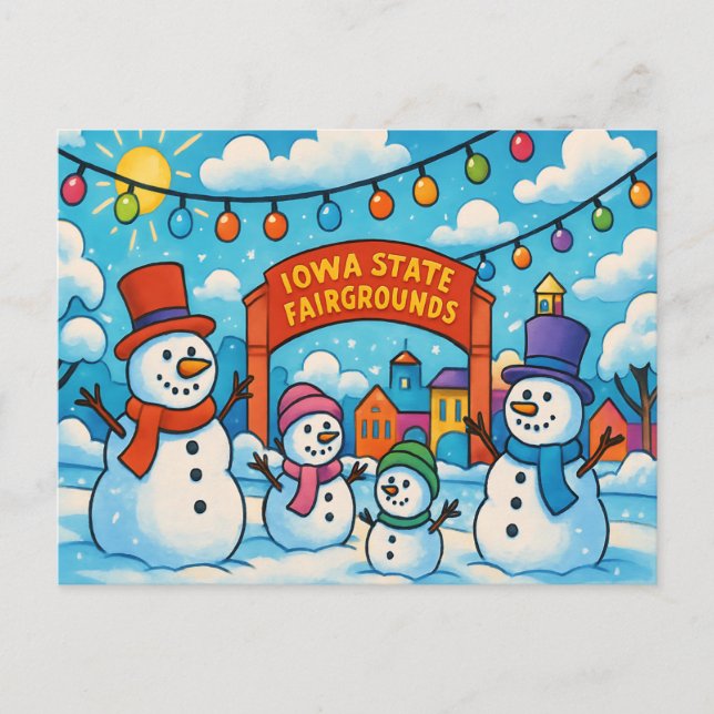 IOWA Postkort Vykort (Framsida)