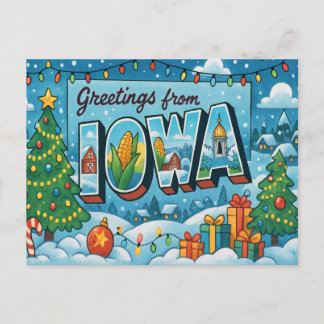 IOWA Postkort Vykort
