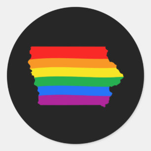 IOWA-PRIDE -.png Runt Klistermärke