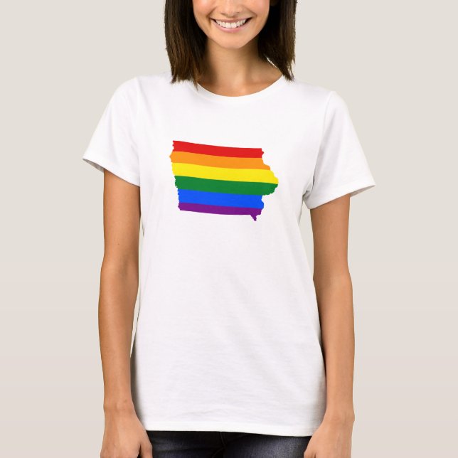 Iowa Pride T Shirt (Framsida)