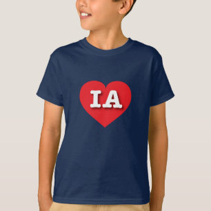 Iowa Red Heart - I kärlek IA Tee