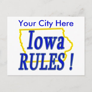 Iowa Regler! Vykort