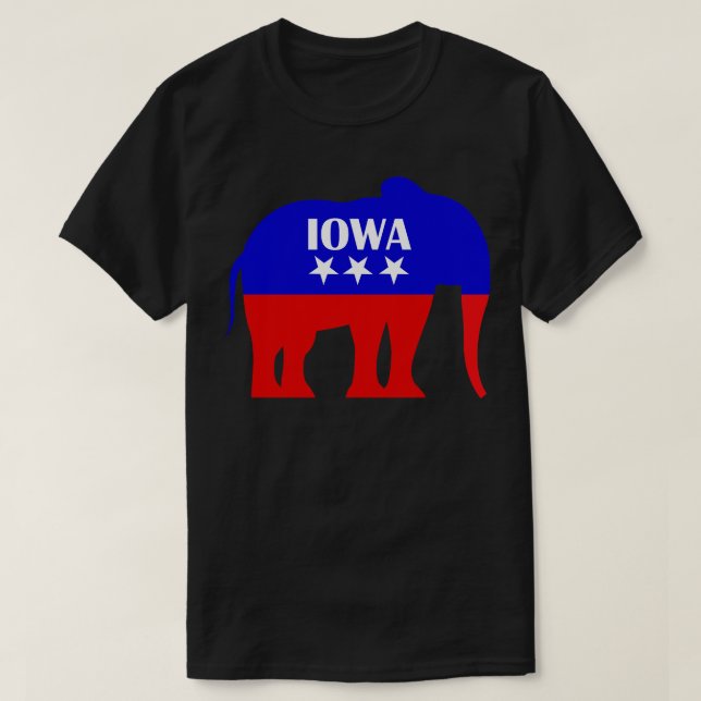 Iowa Republican TShirt T Shirt (Design framsida)