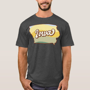 Iowa Retro TShirt T Shirt