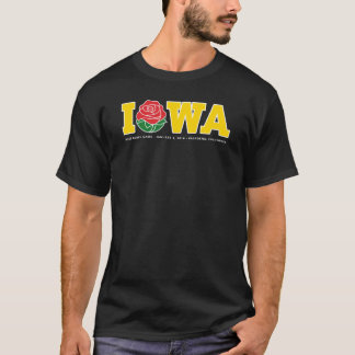 Iowa rosa skjorta t shirt