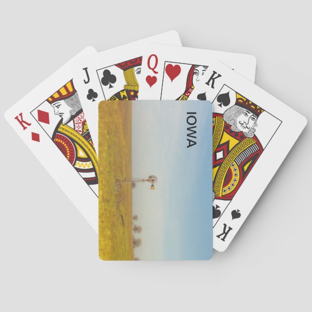 Iowa scenes casinokort (Baksidan)