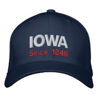 Iowa sedan 1846 broderad keps