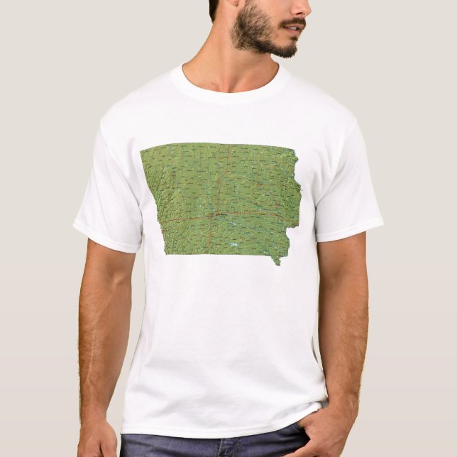Iowa skjorta tee shirt (Framsida)