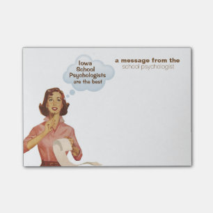 Iowa skolar psykologer är det bäst (Posta-) Post-it Block