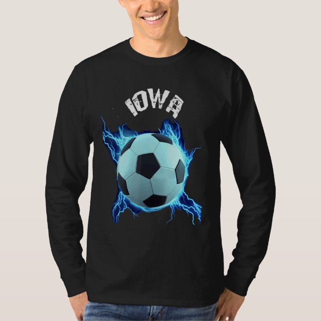 Iowa Soccer T Shirt (Framsida)