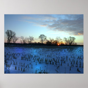 Iowa soluppgång poster