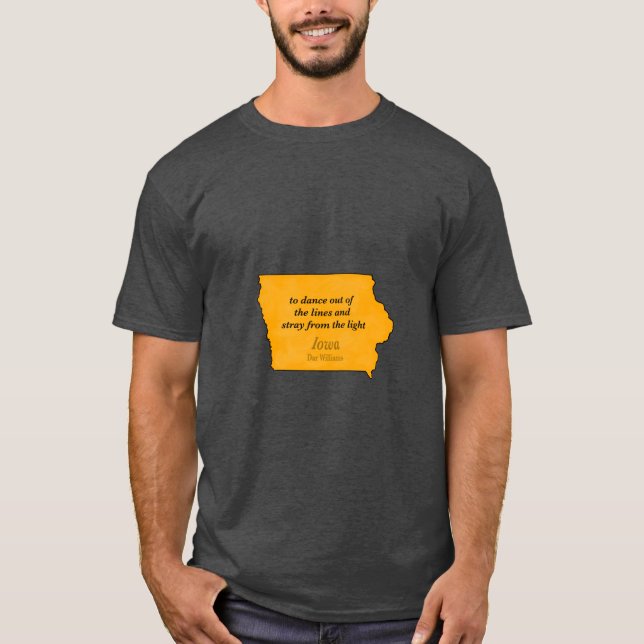 iowa song dar williams t shirt (Framsida)