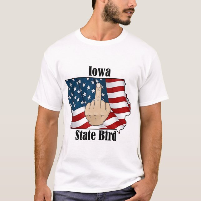 Iowa State bird t-shirt mitten finger flagga (Framsida)