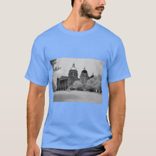 Iowa State Capitol Överdimensionerad T Shirt