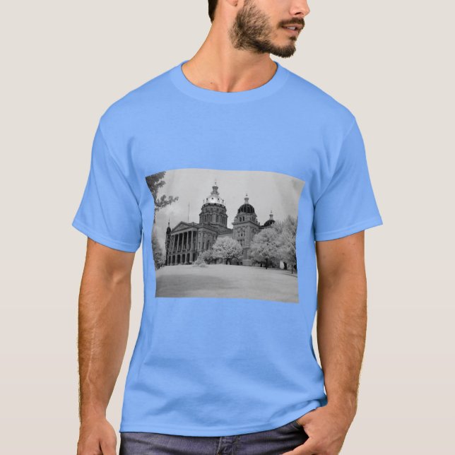 Iowa State Capitol Överdimensionerad T Shirt (Framsida)