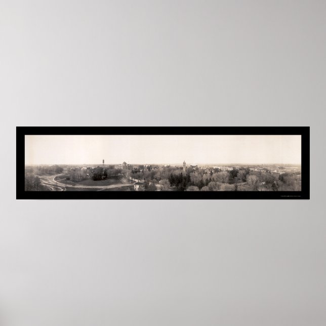 Iowa State College IA Photo 1913 Poster (Framsidan)