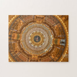 Iowa State Huvudstad Dome i Des Moines, Iowa. Pussel