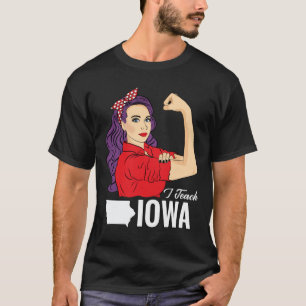 Iowa State Lärare Röd För Utbildning Redfored Jag  T Shirt