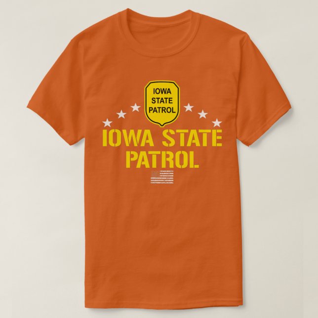 Iowa State Patrol  T Shirt (Design framsida)