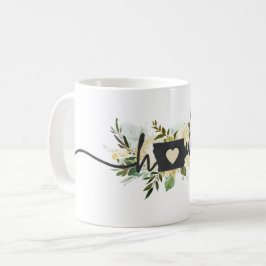 Iowa State Personlig Chicen Home City Rustic Kaffemugg