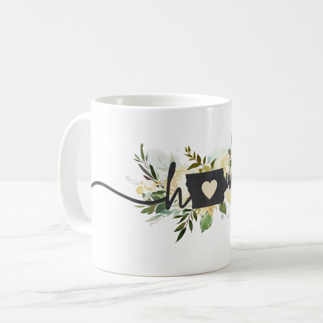 Iowa State Personlig Chicen Home City Rustic Kaffemugg (Framsida vänster)