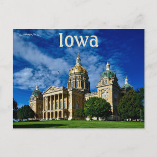 Iowa-staten Huvudstad Vykort