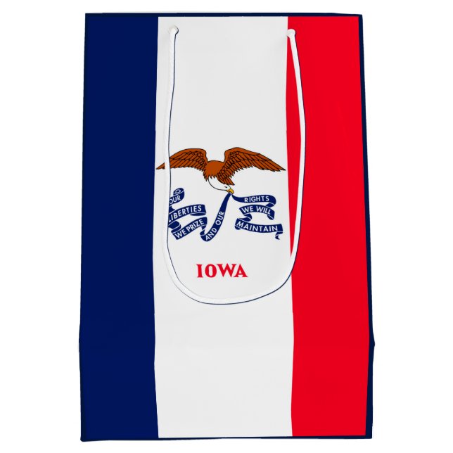 Iowa Statlig flagga Design (Baksidan)