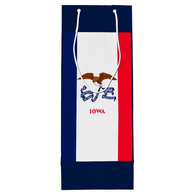 Iowa Statlig flagga Design (Baksidan)