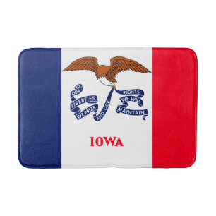 Iowa Statlig flagga Design Badrumsmatta