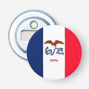 Iowa Statlig flagga Design Flasköppnare