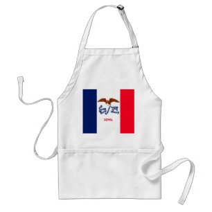Iowa Statlig flagga Design Förkläde