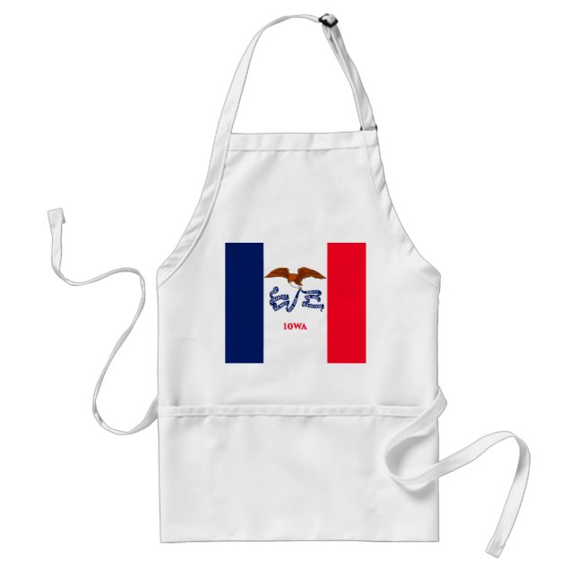 Iowa Statlig flagga Design Förkläde (Framsidan)