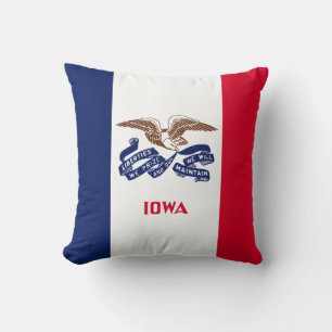 Iowa Statlig flagga Kudde