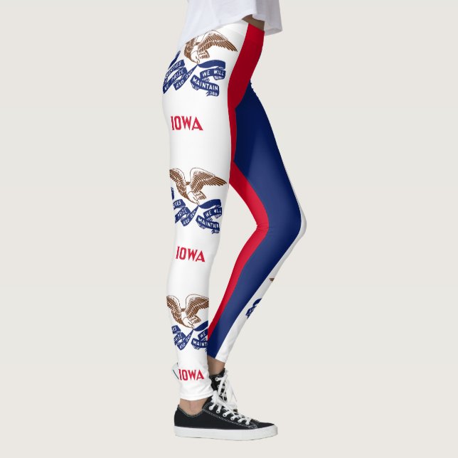 Iowa Statlig flagga Leggings (Höger)