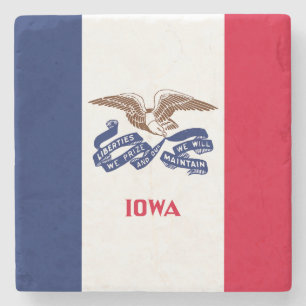 Iowa Statlig flagga Stenunderlägg